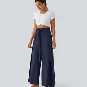 HALARA Deep Blue Wide Leg Pants